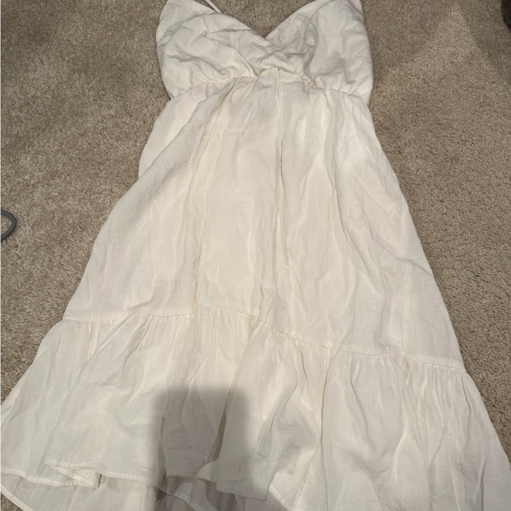 Amazon Strapless White Dress